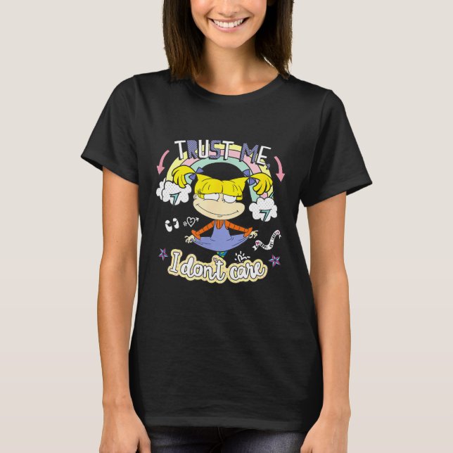 T-shirt Rugrats Angelica Trust Me, I Don't Care  (Devant)