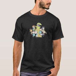 T-shirt Rugrats Centré Happy Kids Group Shot Premium