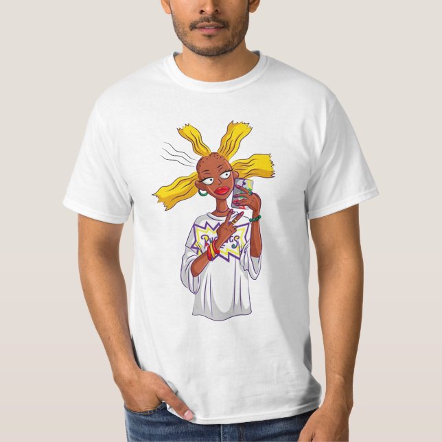 T-shirt Rugrats de cynthie noire (Devant)