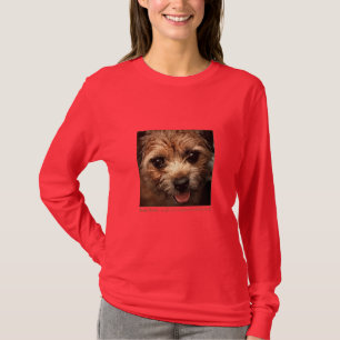 T-shirt Rugueux-Nuque de Terrier de frontière