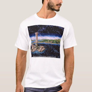T-shirt Ruine d'île, ruine d'île, par Darlene P. Coltrai…