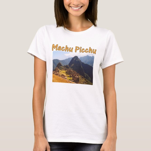 T-shirt Ruines de Machu Picchu Pérou Sunrise (Devant)