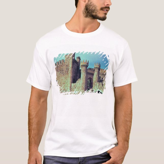 T-shirt Ruines du château des chevaliers Templar (Devant)