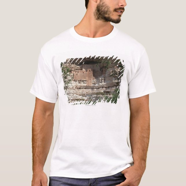T-shirt 'Ruines indiennes de village de pueblo de château (Devant)