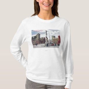 T-shirt Ruines le long de la rue Mason, Statut des Carrés