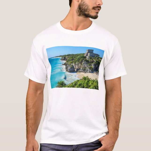 T-shirt Ruines maya de Tulum (Devant)