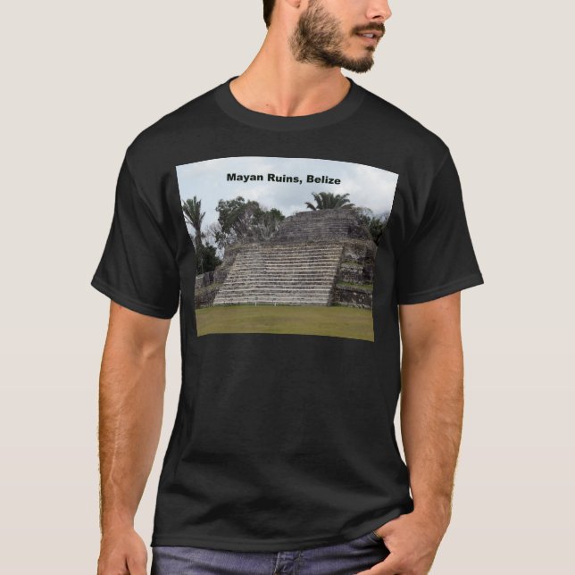 T-shirt Ruines mayas, Belize (Devant)