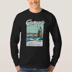 T-shirt Ruisseau de Castor Colorado Montagne État Montagne