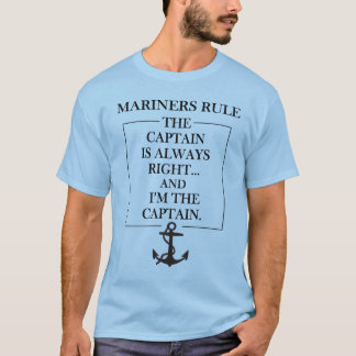 T-shirt Rule du capitaine