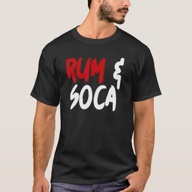 T-shirt Rum and Soca (Devant)