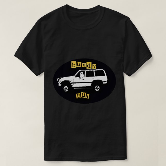 T-shirt rum bus bundy land cruiser série 80 (Design devant)