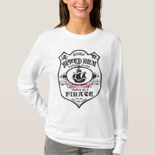 T-shirt Rum épicé Pirate Boisson Thunder_Cove