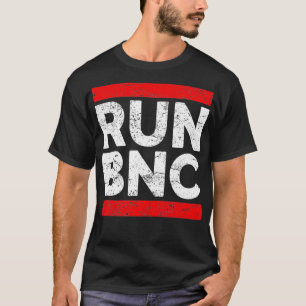 T-shirt RUN BNC Funny Audio EngineerSound Engineer