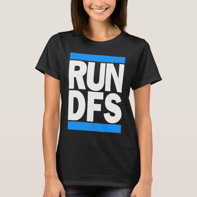 T-shirt Run DFS Daily Fantasy Sports Graphic Duel Of The F (Devant)