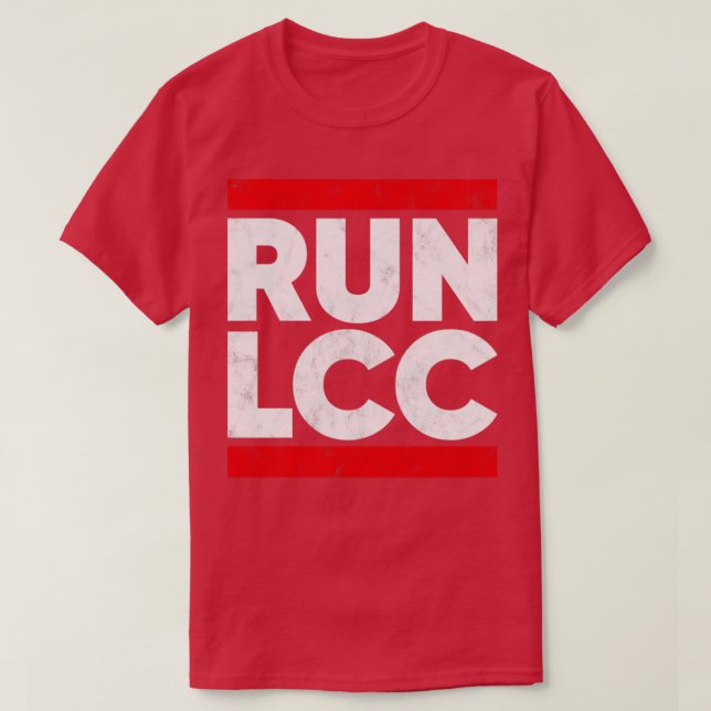 T-shirt RUN LCC Funny Lancashire Cricket (Design devant)