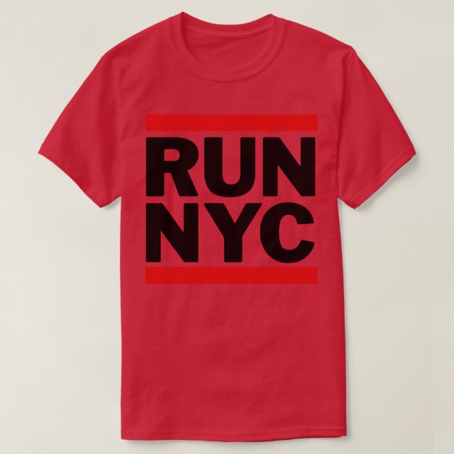 T-shirt RUN NYC New York City (Design devant)