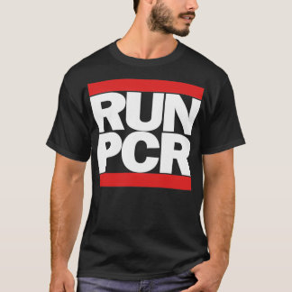 T-shirt RUN PCR laboratoire Biotechnologie ADN Bio molécul