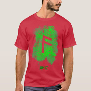 T-shirt Rune verte d'Ansuz
