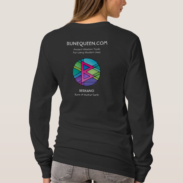 T-shirt RuneQueen Berkano - Terre Mère - manches longues  (Dos)