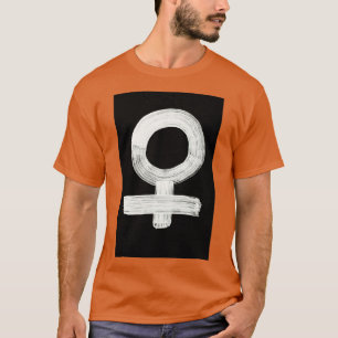 T-shirt Runes Symboles Système Solaire 0003 Vénus Inverted