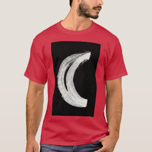 T-shirt Runes Symboles Système Solaire 0005 Lune Inverted