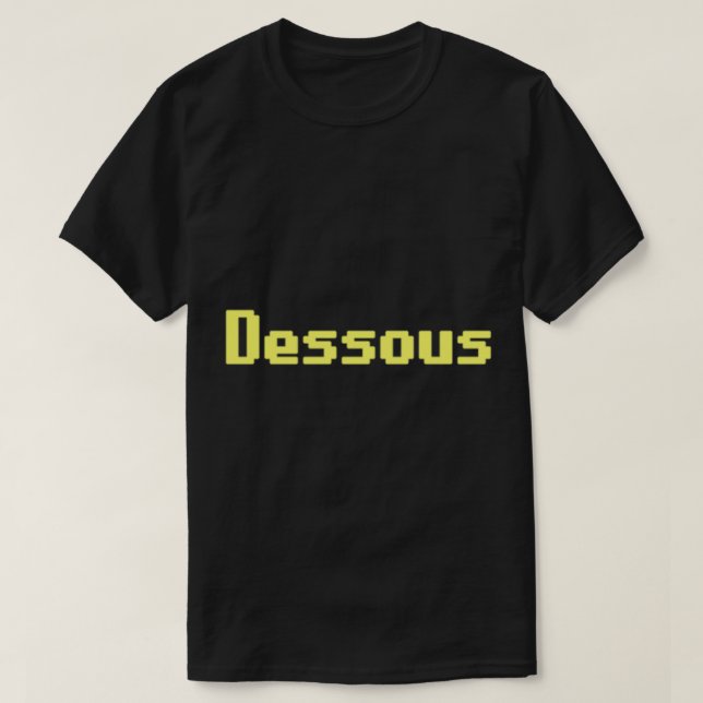 T-shirt Runescape Old School Dessous (Design devant)