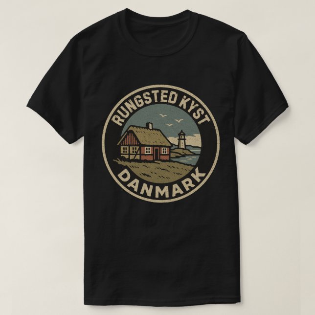 T-shirt Rungsted Kyst, Danemark Danemark  (Design devant)