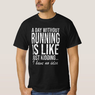 T-shirt Runner Race Runner Dire Un Cadeau