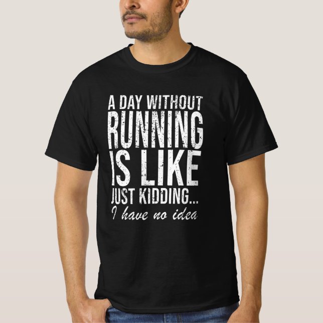 T-shirt Runner Race Runner Dire Un Cadeau (Devant)