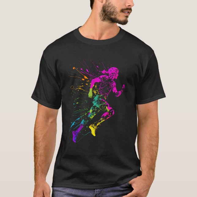 T-shirt Runner Sports Runner Jogging Cadeau (Devant)