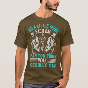 T-shirt Running Faites un peu plus que vous ne pensez