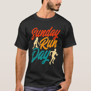T-shirt Running Runner Semi-Marathon Vintage Run Day
