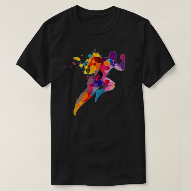 T-shirt Running Runner  Track & Field  (Design devant)