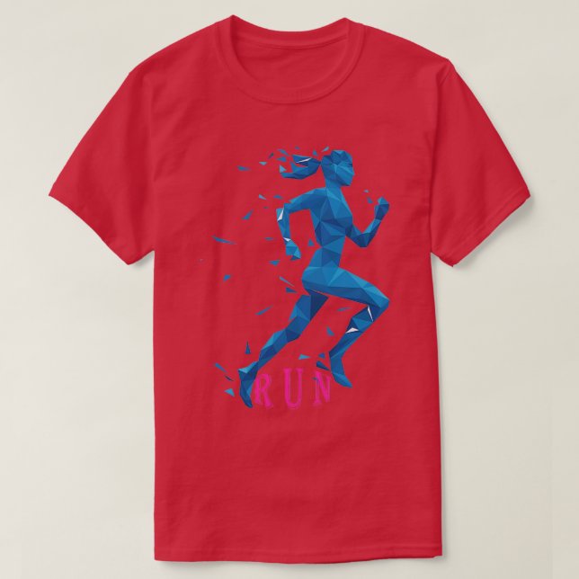 T-shirt RUNNING women (Design devant)