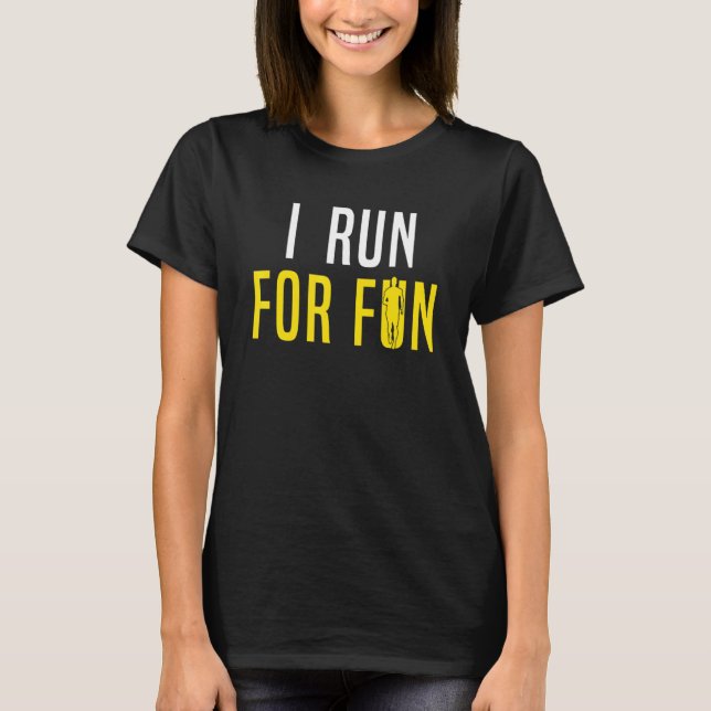 T-shirt    RunningRunner I Run For Fun 2 (Devant)