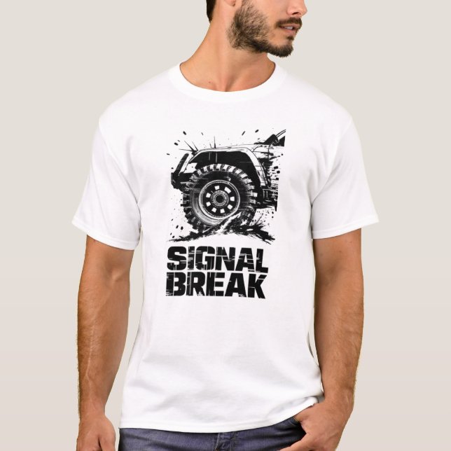 T-SHIRT RUPTURE DE SIGNAL  (Devant)