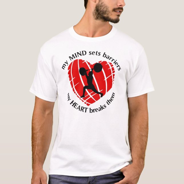 T-SHIRT RUPTURE DU HALTÉROPHILE DE BARRIÈRES (Devant)