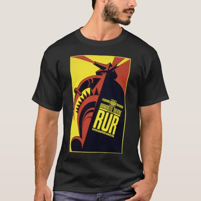 T-shirt RUR - Les robots universels de Rossum - Karel (Devant)