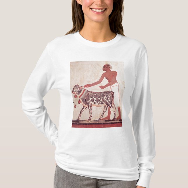 T-shirt Rural menant une vache sacrifier (Devant)