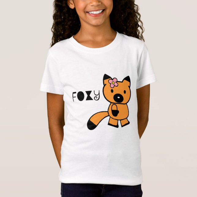 T-shirt rusé de filles (Devant)