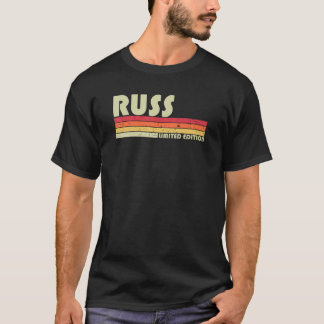 T-shirt RUSS Nom Cadeau Personnalisé Funny Retro Vintage B