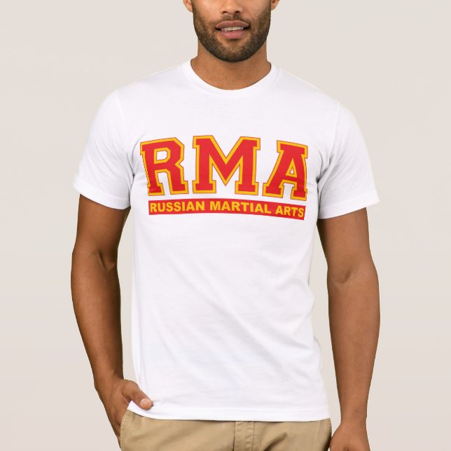 T-shirt russe d'arts martiaux de RMA (Devant)