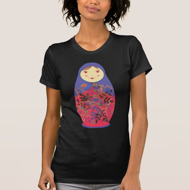T-shirt Russe de ~ de la poupée 2 de (Devant)