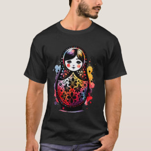 T-shirt Russe Matreshka Russie Russes Matryoshka