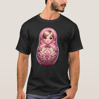 T-shirt Russe Matreshka Russie Russes Matryoshka