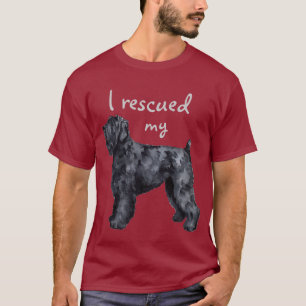 T-shirt Russe noir Terrier de délivrance