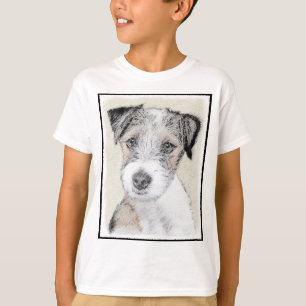 T-shirt Russell Terrier Peinture rugueuse - Art Chien orig