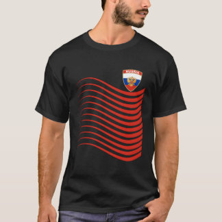 T-shirt Russie Hockey Jersey Russie Drapeau Football Cadea