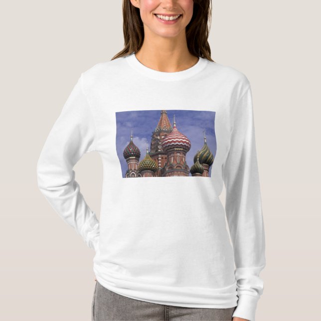T-shirt Russie, Moscou, Carré rouge. les fameux oignons de (Devant)