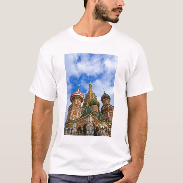 T-shirt Russie, Moscou, Carré rouge, Saint-Basile (Devant)